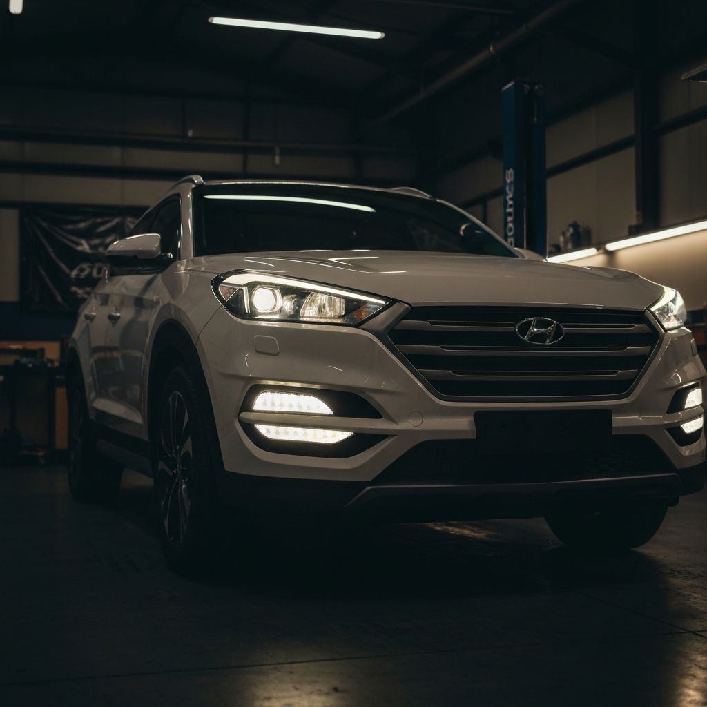 Nâng cấp đèn Hyundai Tucson